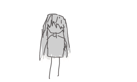 长发的少女